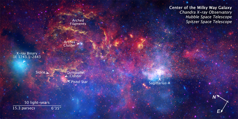 Illustration for article titled A Guide to the Center of the Milky Way
